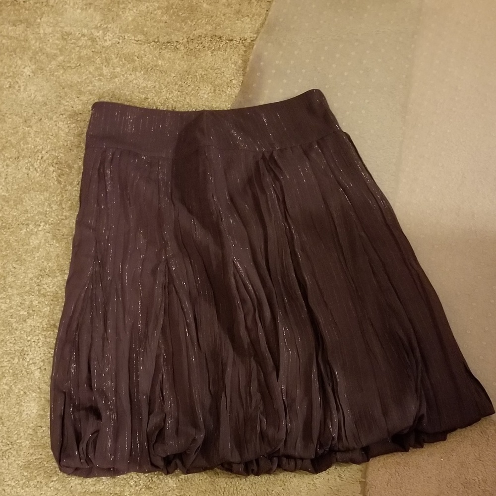 COPY - Purple Balloon Hem Skirt - Picture 1 of 6